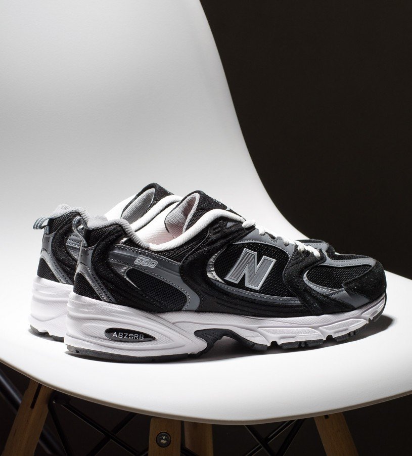 New Balance 530 Silver-Black New Balance 530 Silver-Black
