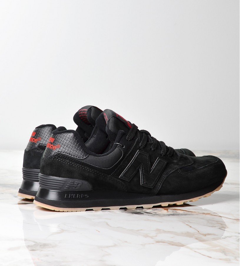 New Balance 574 Black-Red