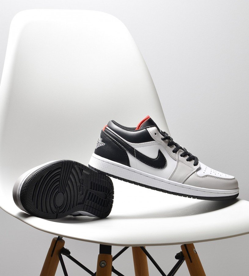 Nike Jordan 1 Low Neutral Grey Infrared Nike Jordan 1 Low Neutral Grey Infrared