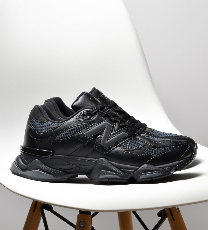 New Balance 9060 Black Leather New Balance 9060 Black Leather